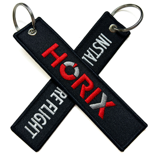 Оптовая продажа, индивидуальная бирка для удаления багажа перед вышивкой, Брелоки для ключей с логотипом - Product Image 2