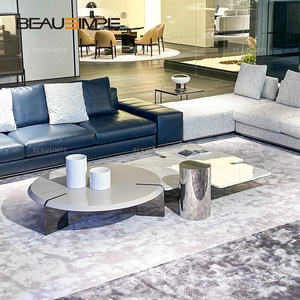 Italian Jacob <strong>Marble</strong> Coffee <strong>Table</strong> Luxury Set Modern Calacatta Corner <strong>Side</strong> Center <strong>Table</strong> Living Room <strong>White</strong> <strong>Marble</strong> Coffee <strong>Table</strong> - Product Image 3
