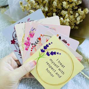 Cartes personnalisées d'amour de soi Bible positive, cartes personnalisées Message numérique et Oracle, cartes d'affirmation pour femmes enceintes - Product Image 3