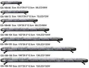 Mới Màu Trắng Hổ Phách Ánh Sáng Khẩn Cấp Thanh Nhấp Nháy Cày Đèn Điều Khiển Cho Xây Dựng Xe Tải Xe Ô Tô Bưu Chính Tuyết Cày - Product Image 6