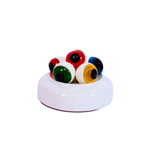 5d Eyeball Halal Oem Fabriek Directe Verkoop Groothandel Op Maat Kleurrijke Zoete Vulling Jam Oogvorm Gummy Eyeball Zachte Gummy Candy Iso