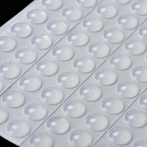 Patins de protection anti-vibration transparents en <span class=keywords><strong>silicone</strong></span> autocollants pour usage industriel - Product Image 4