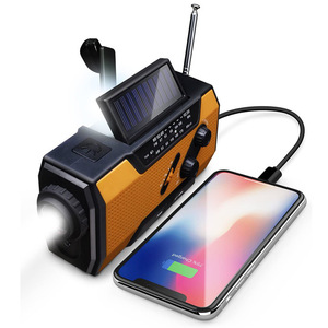 <span class=keywords><strong>Radio</strong></span> d'urgence portable <span class=keywords><strong>USA</strong></span> Hot DAB AM/FM NOAA avec alerte météo, horloge, dynamo, lampe torche et énergie solaire - Product Image 3