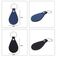 Porte-clés en cuir vierges en gros, porte-clés en cuir PU pour gravure laser, cadeau pour hommes et femmes, Noël, anniversaire