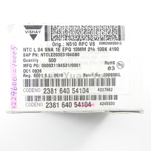 NTCLE203E3104 Sensores de temperatura de resistencia Termistores <span class=keywords><strong>NTC</strong></span> CLE203E3104GB0 NTCLE203E3104GB0 - Product Image 1