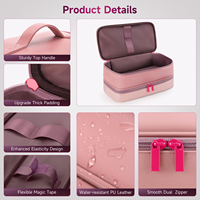 Sac de transport portable pour sèche-cheveux résistant à l'eau à double couche