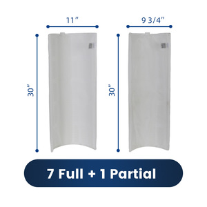 Thay thế dọc de hồ bơi lọc lưới cho <span class=keywords><strong>60</strong></span> feet vuông của bảo hiểm 8 cái de lưới lọc hồ bơi - Product Image 2