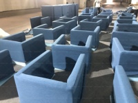 Canapé-lit pliable moderne NOVA 2-en-1 Salon Chambre Gym Hôpital Fauteuil inclinable avec rangement