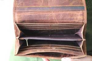 Billeteras de cuero de grano completo, carteras de cuero Jacquard - Product Image 6