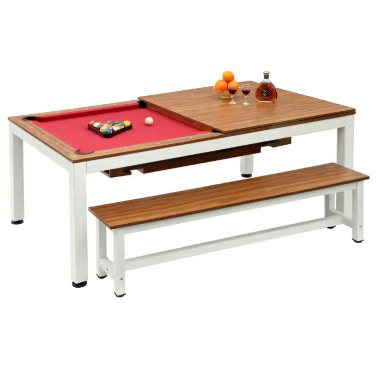 Семейный мини-обеденный чайный бильярдный стол 4 фута 5 футов 6 футов Маленький журнальный столик 2 в 1 один многофункциональный бильярдный стол для спортивных развлечений
