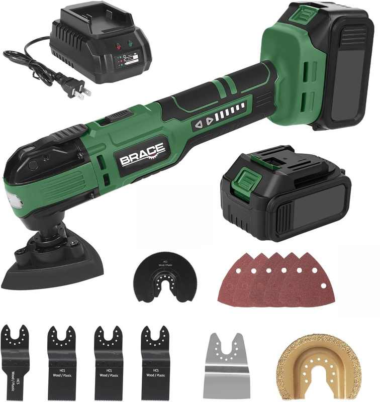 21V Cordless Brushless Oscillating Multitool Kit