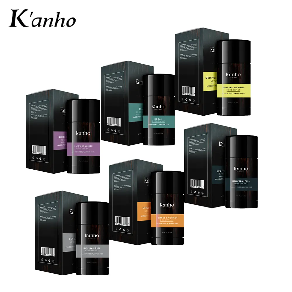 Kanho Citrus Vetiver 72 ore di deodorante per il corpo balsamo per il controllo degli odori di lunga durata naturale fragranza idratante Antiper