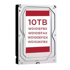 ฮาร์ดไดรฟ์ภายในแบบ SATA CMR NAS ขนาด 10TB 3.5 นิ้ว 7200RPM แคช 512MB รุ่น WD101EFBX WD101EFAX WD100EFGX WD102KFBX - Product Image 1