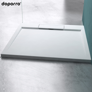 <span class=keywords><strong>Plato</strong></span> de <span class=keywords><strong>Ducha</strong></span> de Resina de <span class=keywords><strong>Piedra</strong></span> de Superficie Sólida para Baño Familiar Moderno - Product Image 4