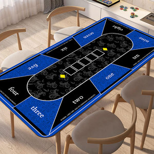 Tapis de table de poker, de baccarat et de Texas Hold'em en tissu doux, antidérapant et résistant à l'usure, en boue de diatomée de 2,5 mm, très vendu à l'international - Product Image 3