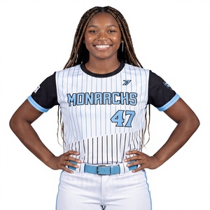 Fastpitch Plus Size Softball Jersey Wholesale Women Breathable Quick Dry Custom Logo Number All Sizes OEM Baseball Manufacturer - Product Image 1
