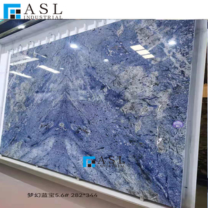 <span class=keywords><strong>2025</strong></span> thiết kế mới Backlit màu xanh Giấc Mơ Sapphire <span class=keywords><strong>Granite</strong></span> cho bàn bếp có tính năng Onyx quartzit đá cẩm thạch - Product Image 4