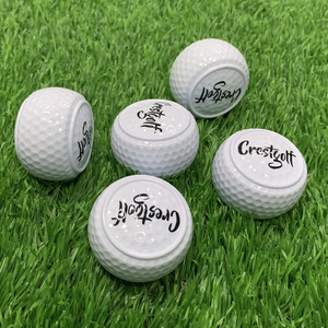 Balle de <span class=keywords><strong>golf</strong></span> plate neuve pour entraînement en intérieur/extérieur - Sarin Surlyn & Caoutchouc synthétique deux pièces 35g - Product Image 1