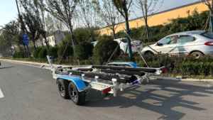 HOIRO ヘビーデューティー 27フィート 2軸 ATM3500KG アルミボートトレーラー（木製バンク付き、24～26フィートボート用） - Product Image 4