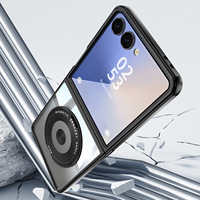 Étui rotatif magnétique à 360 degrés pour Samsung Galaxy Z Flip 8 7 6, charge sans fil, antichoc, anti-rayures, coque fine
