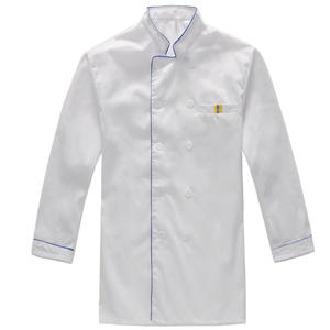 Vêtements de chef de restaurant professionnels pour hommes, manches courtes, uniformes de <span class=keywords><strong>cuisine</strong></span>, vêtements de travail, tenue de serveur, salopettes, vestes - Product Image 3