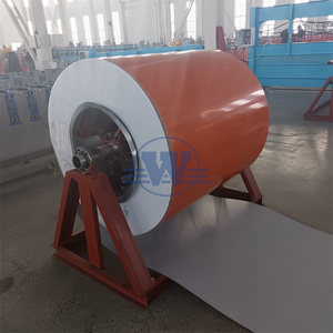 Newest Tile Pressing Pbr Roof Sheet 840 Film <b>Laminating</b> Pbr Roof Sheet Roll Forming <b>Machine</b> - Product Image 6