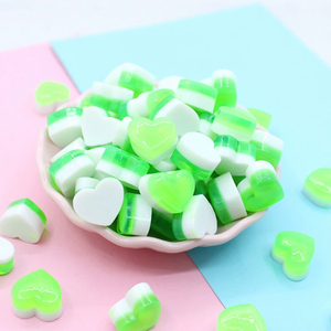 Miniaturas de Corazones de Resina, Accesorios para Manualidades, para Hacer Joyería, Horquillas, Broches, Manualidades, Fundas para Móviles, Imanes para Refrigerador - Product Image 6