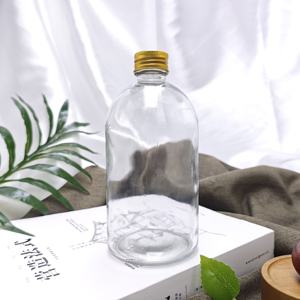 Personnalisé Rond 50ml Petit Bec Bouteille En Verre Transparent Bouteille De Sel De Bain De Lait Bouteille De Jus De Boisson Bouteille En Verre De <span class=keywords><strong>Saumure</strong></span> Avec Couvercle En Aluminium - Product Image 5