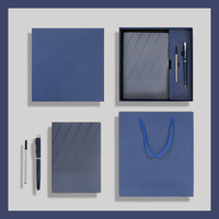 Carnet de notes exécutif en cuir de luxe personnalisé avec logo, coffret cadeau inclus, idéal pour les réunions d'affaires et l'utilisation au bureau (vente en gros)