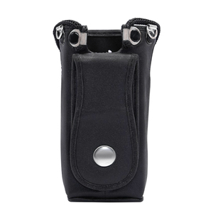 Funda de cuero TK3107 TK2107, estuche de transporte de cuero para walkie talkie Kenwood TK-3107 TK-2107, radio bidireccional portátil - Product Image 5