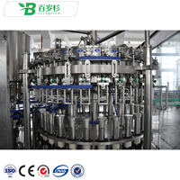 Machine d'emballage BS-Water Machine complète de production d'eau de bouteille en verre Machine de remplissage de bouteilles d'eau pure entièrement automatique