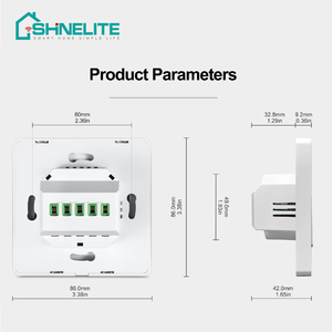 Sakelar Tombol Dinding Pintar Zigbee 3 Gang EU UK Tuya dengan Alexa dan Google Home - Product Image 6