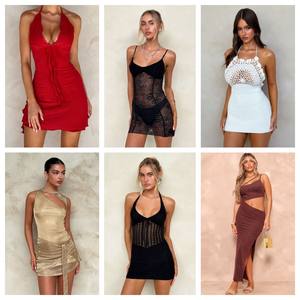 Vêtements pour femmes 2026, assortiment de robes décontractées imprimées, vêtements de marque pour femmes, liquidation, vente en gros, vêtements d'occasion, envoi aléatoire - Product Image 5