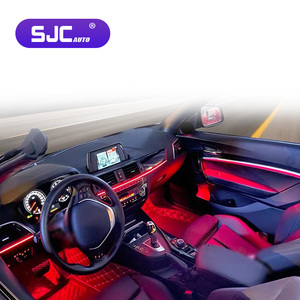 Kit d'éclairage ambiant intérieur de voiture LED 64 couleurs SJC Upgrade pour <span class=keywords><strong>BMW</strong></span> Série 2 F22 2014-2020, cache-haut-parleur, symphonie décorative - Product Image 1