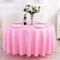 Nappes rondes blanches personnalisées de 90 pouces, bon marché, pour la décoration de banquets de mariage, hôtels