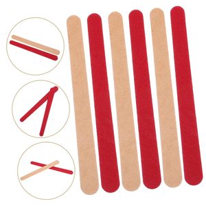 Lima de Uñas Recta Personalizada de Madera Desechable, Grano 80/80, Herramientas de Manicura - Product Image 4