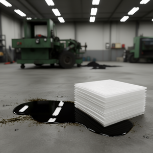 Ttake Oil Only Absorbent Sheets Fine Fiber 100 Pack For Spills And Leaks - Product Image 3
