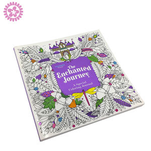 Livre de coloriage pour enfants sur le thème des <span class=keywords><strong>fleurs</strong></span>, avec reliure parfaite, carton kraft et service d'impression offset – Fournisseur chinois - Product Image 1