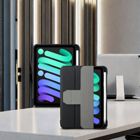 À la mode Anti-Choc Anti-Rayures TPU PC Housse pour iPad Mini 6 & Mini 7 Élégant Fermeture Magnétique Fermoir Ordinateur Portable Sac et Couverture