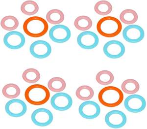 <span class=keywords><strong>Anneaux</strong></span> de <span class=keywords><strong>marqueurs</strong></span> de point de <span class=keywords><strong>tricot</strong></span>, compteur de points en plastique coloré pour crochet en <span class=keywords><strong>tricot</strong></span>, 1000 pièces/sac - Product Image 2