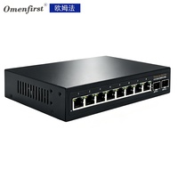 Switch Ethernet 8x 2.5GbE con 2x 10G SFP+ Uplink No Administrado para NVR, Servidor y Almacenamiento Integrado, CA 100-240V