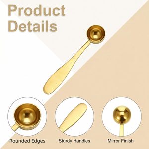 Stainless Steel Mini Metal <b>Measuring</b> <b>Spoons</b> 2.5/5/15/30ml - Product Image 5
