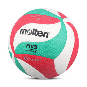 Balón de <span class=keywords><strong>Voleibol</strong></span> <span class=keywords><strong>Molten</strong></span> V5M5000 de Microfibra de Cuero Tamaño y Peso Oficial para Partido o Entrenamiento V5M4500 - Product Image 2