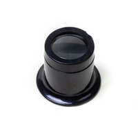 Loupe en verre 5X 10X pour la réparation de montres et bijoux, noire, livraison directe