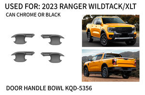 Fabricant d'accessoires de pick-up automobile Couvercle de poignée de porte Pare-soleil en ABS personnalisé Kits de carrosserie pour Ford <span class=keywords><strong>Fanger</strong></span> 2023 - Product Image 5