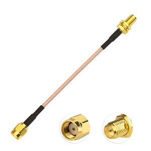 Head able RP-SMA ememale ululkhead a RP-SMA ALE 316 Coaxial able Wexterior iFi Antenna able - Product Image 3