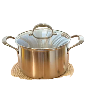 Juego <span class=keywords><strong>de</strong></span> Ollas Clásicas <span class=keywords><strong>de</strong></span> <span class=keywords><strong>Acero</strong></span> <span class=keywords><strong>Inoxidable</strong></span> 304 <span class=keywords><strong>para</strong></span> Cocina <span class=keywords><strong>de</strong></span> Inducción, Ollas Pequeñas <span class=keywords><strong>de</strong></span> Doble Asa <span class=keywords><strong>para</strong></span> Sopa/Caldo, Tapa <span class=keywords><strong>de</strong></span> Vidrio, Aptas <span class=keywords><strong>para</strong></span> Horno, Sostenibles, 24 cm - Product Image 3