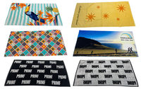 Free Design Custom Digital Printed 100% Cotton Beach Towel Summer 400GSM Gym Sublimation Logo Jacquard Custom Cotton Beach Towel