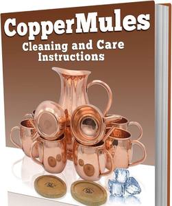 Tasse en cuivre de qualité supérieure avec extérieur poli, durable et léger, idéale pour bar de cuisine et utilisation en extérieur, facile à nettoyer - Product Image 5