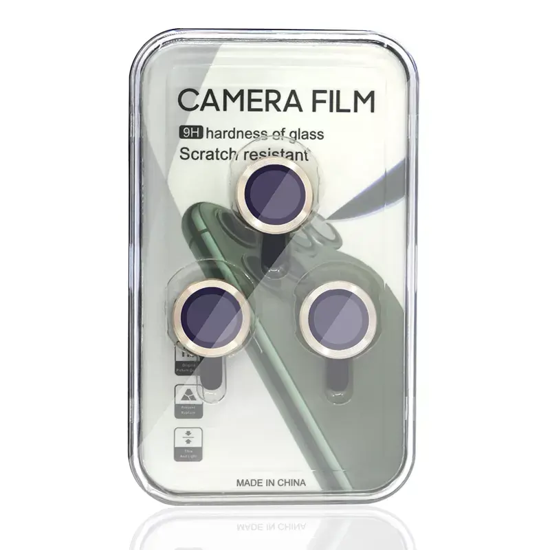Camera Lens Protector Eagle Eye Aluminum For Iphone 11 12 13 Mini Pro Max 9H Tempered Glass Camera Protector 3D